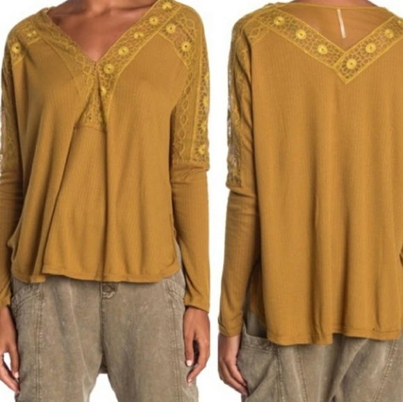 Free People Tops - Free People Lola long sleeve top, size small